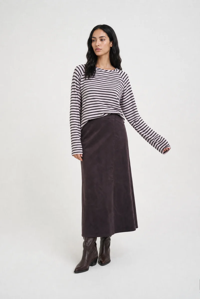 Smith & Soul Rock Kunstwildleder dark choc