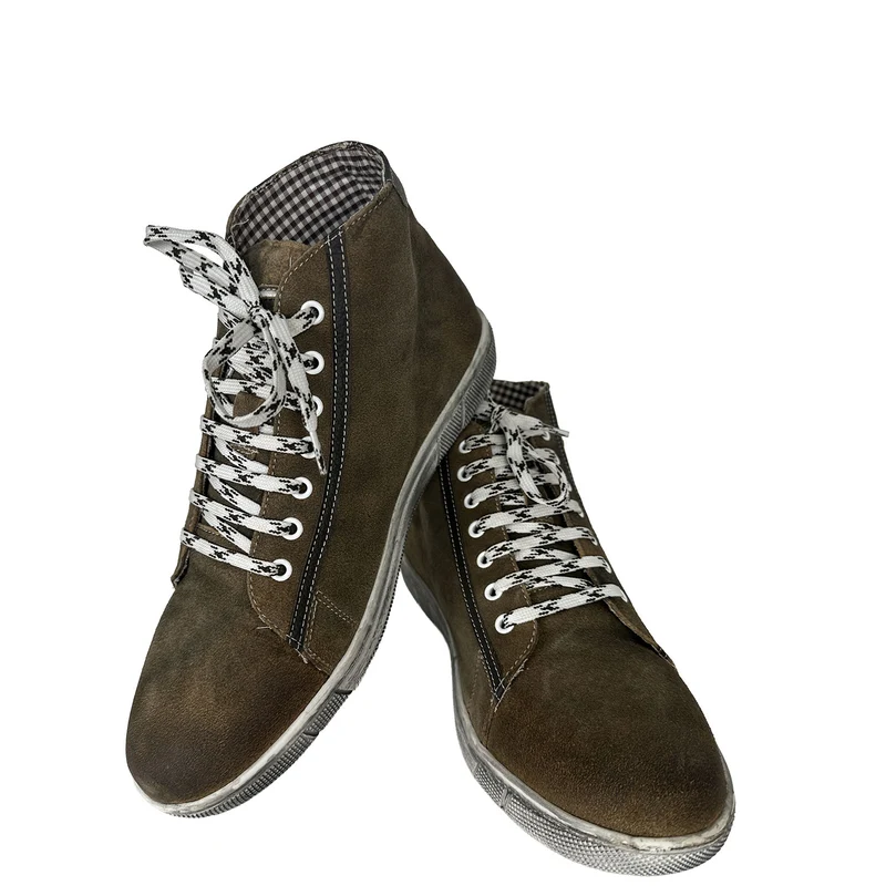 MADDOX Trachten Leder Schuhe Hohe Sneaker "Marinus" | Wood