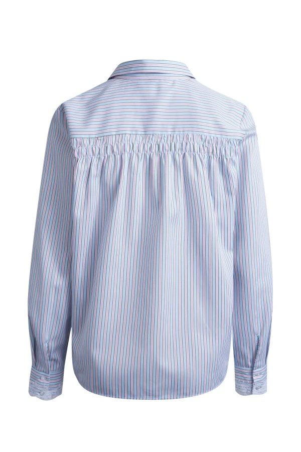 Smith & Soul Bluse gestreift sky print