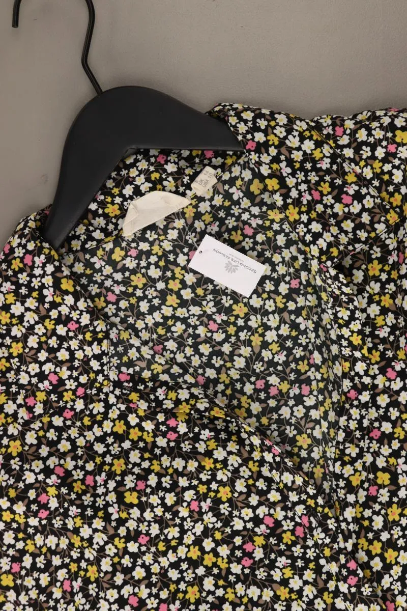 The Shirt Company Kurzarmkleid Gr. 40 mit Blumenmuster mehrfarbig aus Polyester