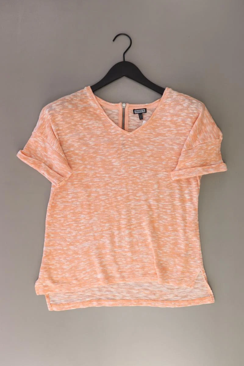 Kenny S. Strickshirt Gr. 38 Kurzarm orange