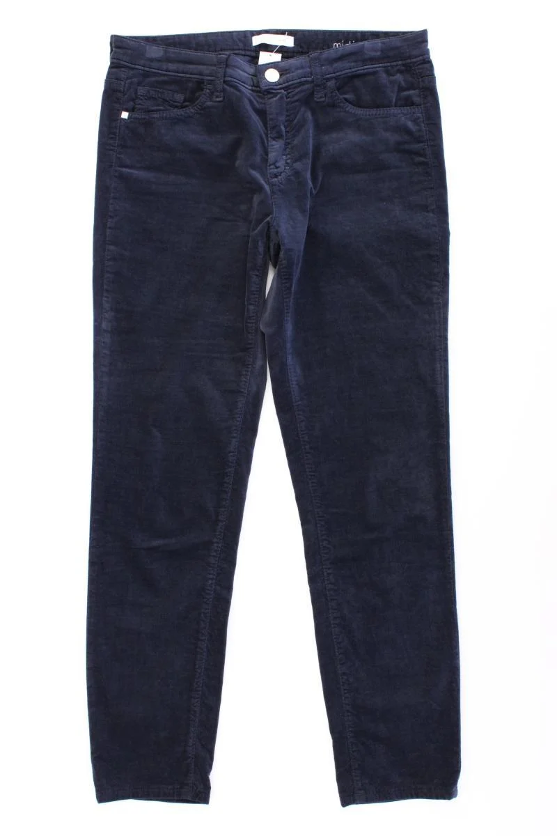 Rich&Royal Samthose Gr. w28/L32 blau aus Baumwolle