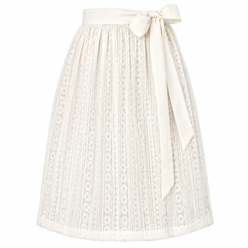 Pierre Marcel Blümchen Dirndlschürze Anna | Creme