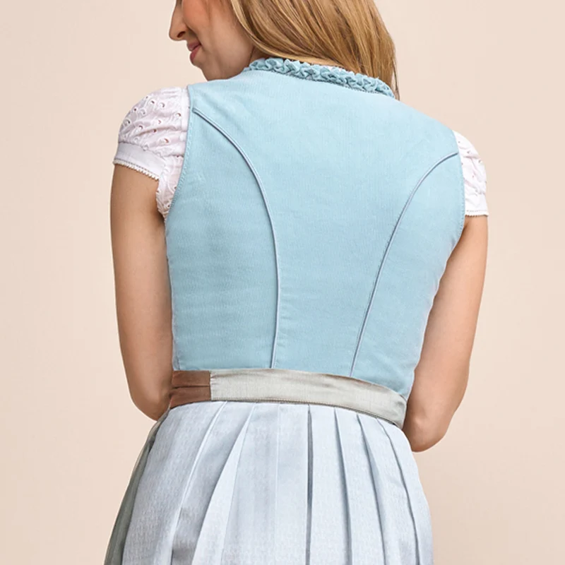 Krüger MADL Dirndl "Emmeline" 415769 | Hellblau 60cm