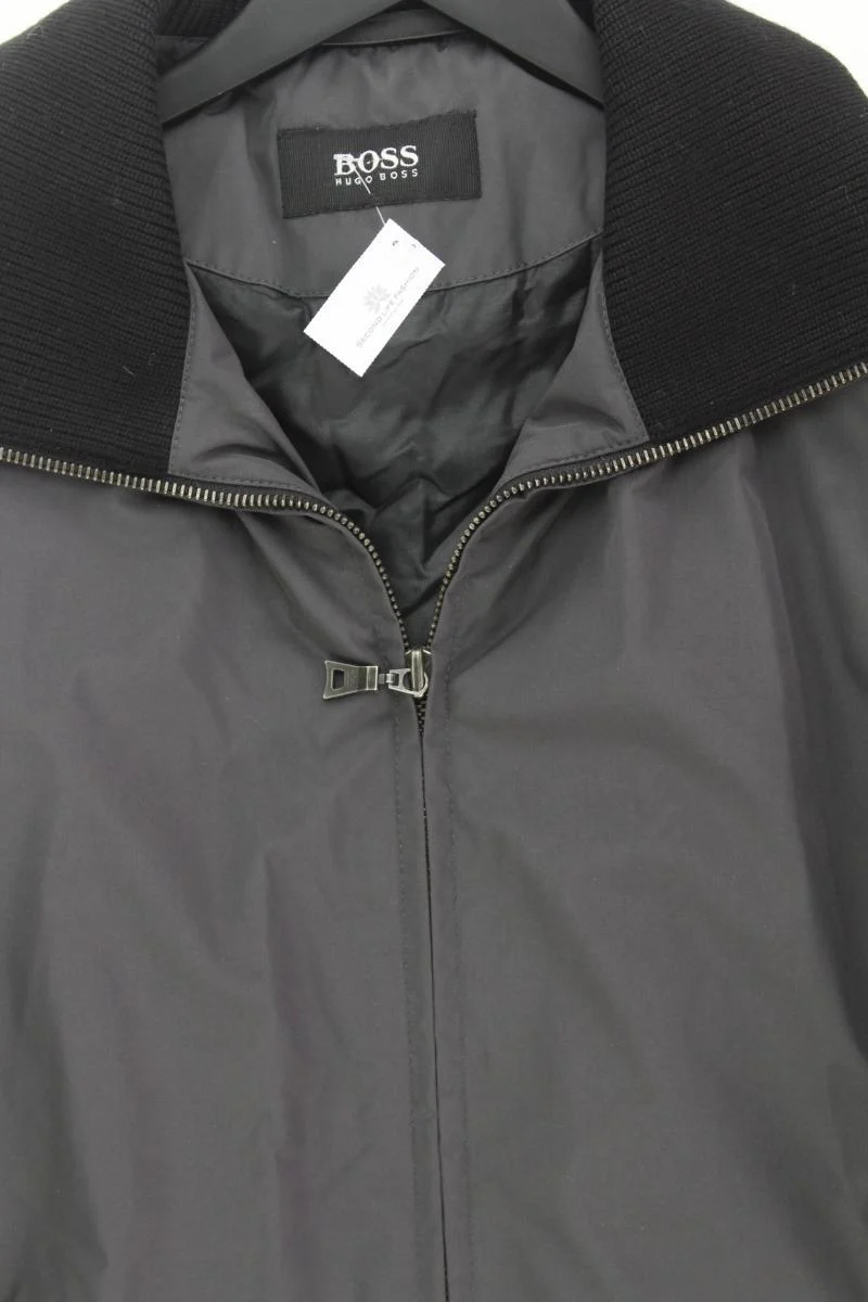 BOSS by Hugo Boss Lange Jacke für Herren Gr. 48 grau aus Polyester