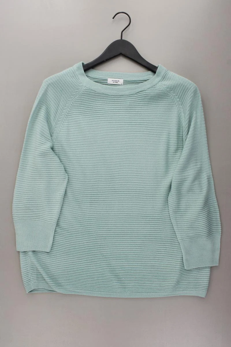Jacqueline de Yong Feinstrickpullover Gr. M blau