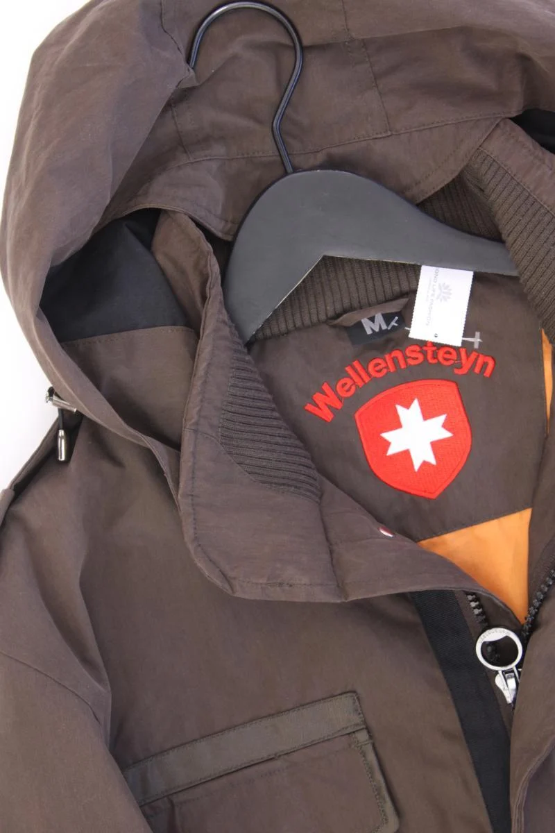 Wellensteyn Kapuzenjacke Modell Soho Summer für Herren Gr. M braun aus Baumwolle