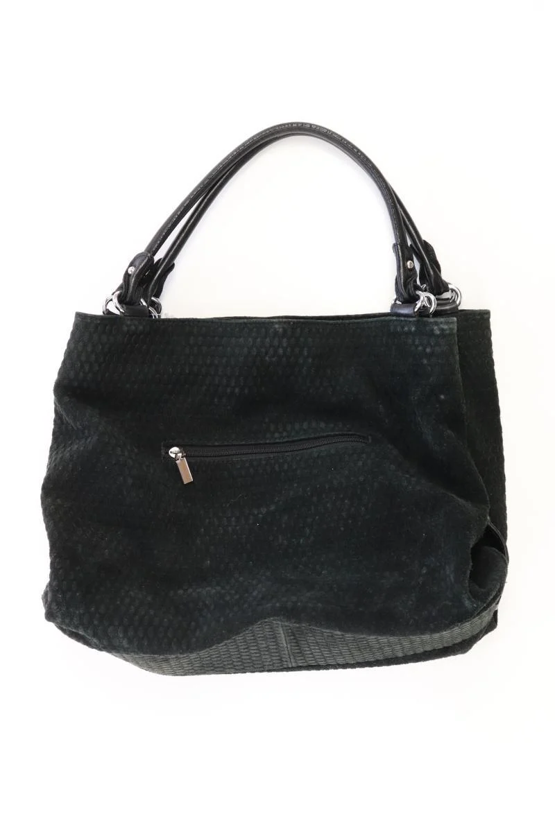 Henkeltasche schwarz aus Leder