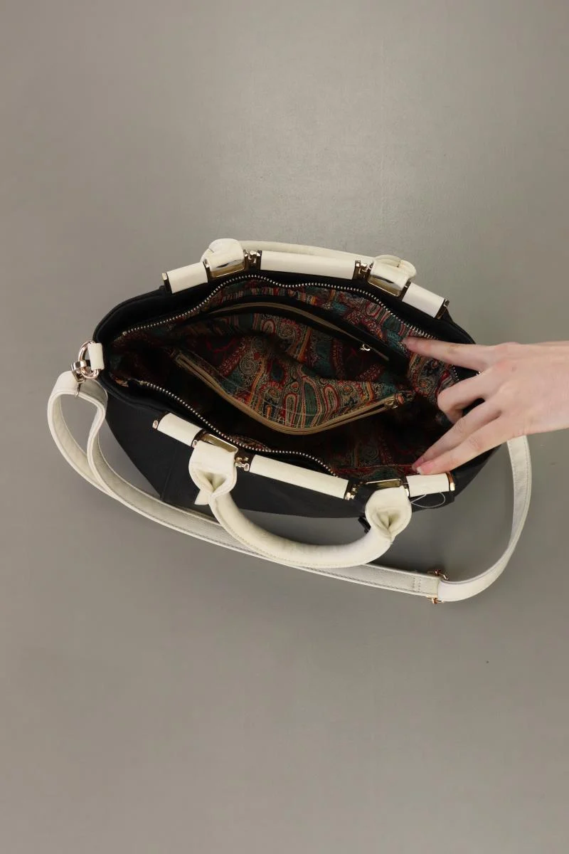 Rieker Henkeltasche schwarz aus Polyurethan
