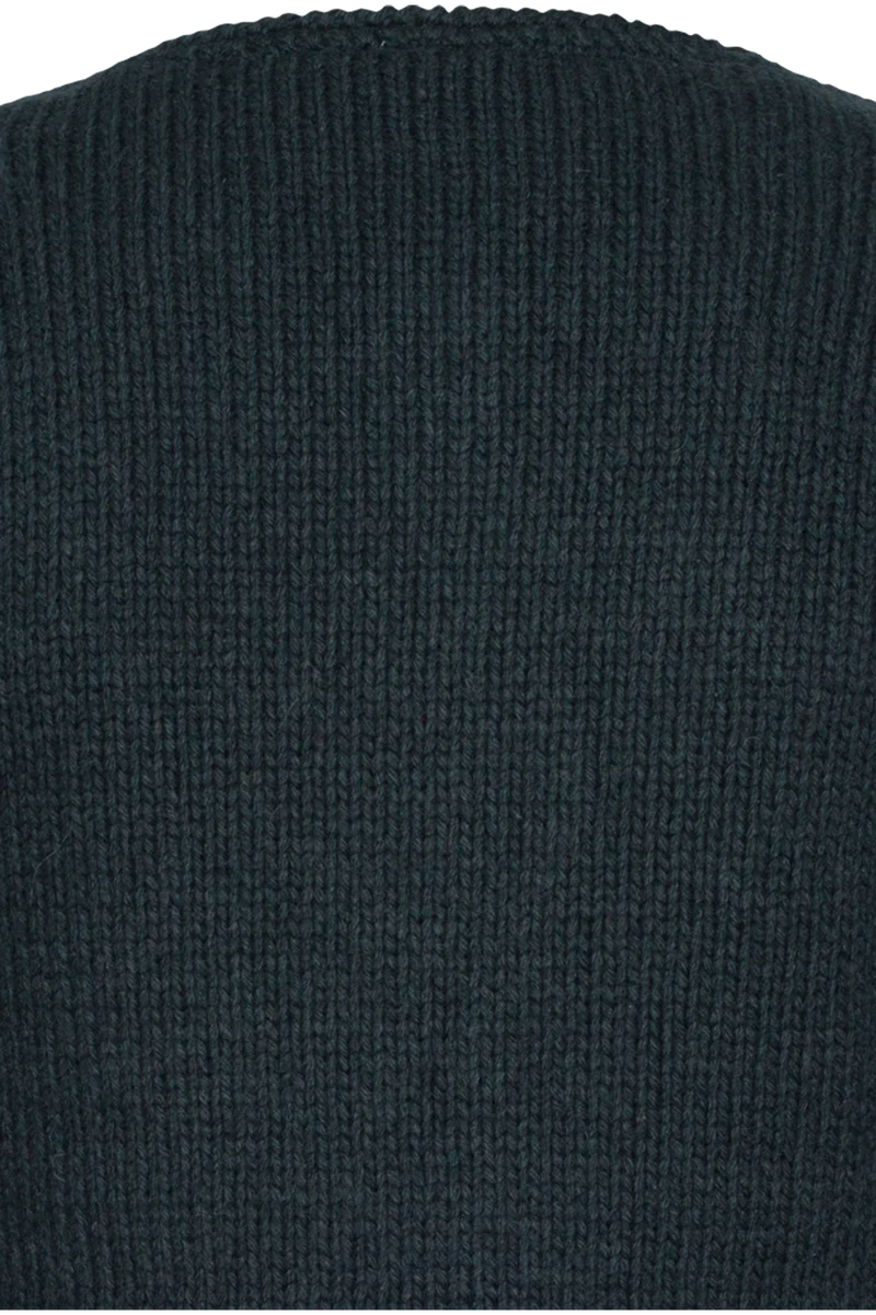 Damen Trachten-Strickjacke mit Perlmuttknöpfen - blau