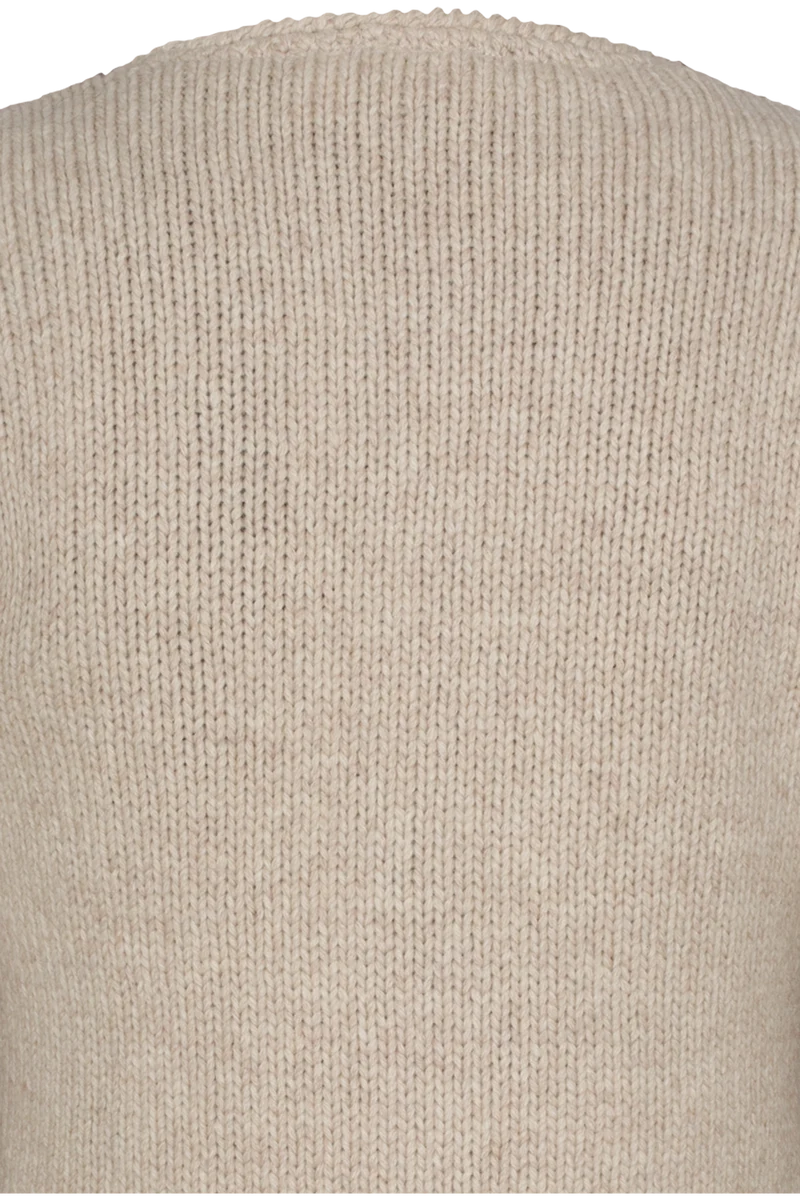 Damen Trachten-Strickjacke mit Perlmuttknöpfen - beige