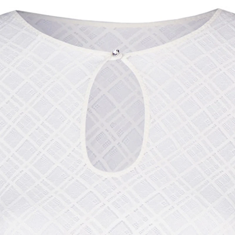Nina von C. Spitzen Dirndlbluse "Naomi" Lochausschnitt 48471328 | Weiß