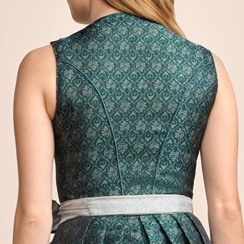 Krüger MADL Dirndl "Inja" 413569 | Dunkelgrün 60cm