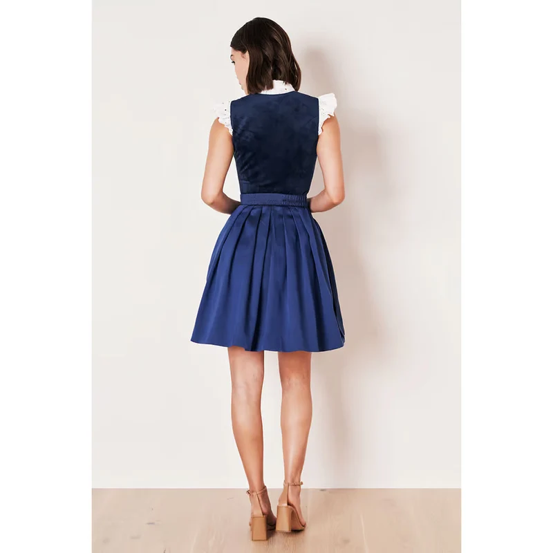 Krüger Dirndl Alisha Blau Kurz 50cm