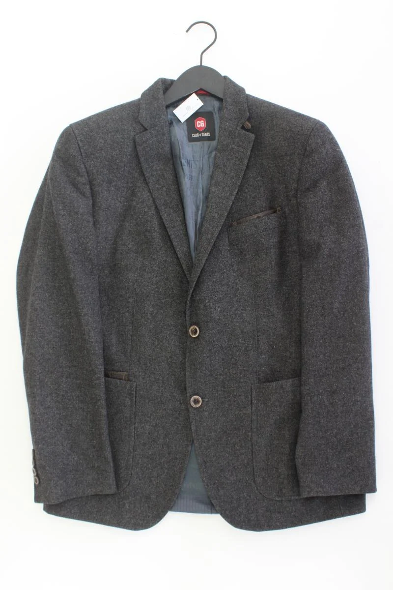 Club of Gents Wollsakko für Herren Gr. 50 grau