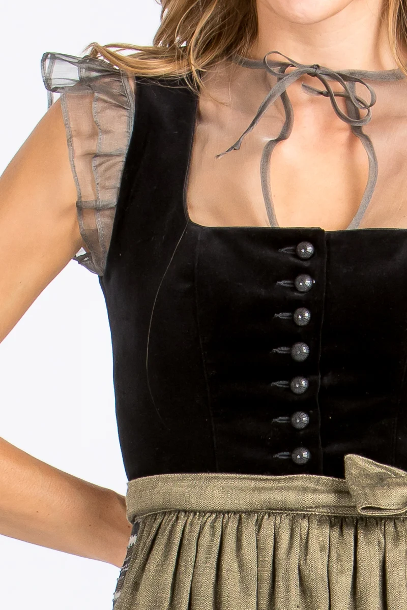 Wenger Dirndlbluse Christina haselnuss