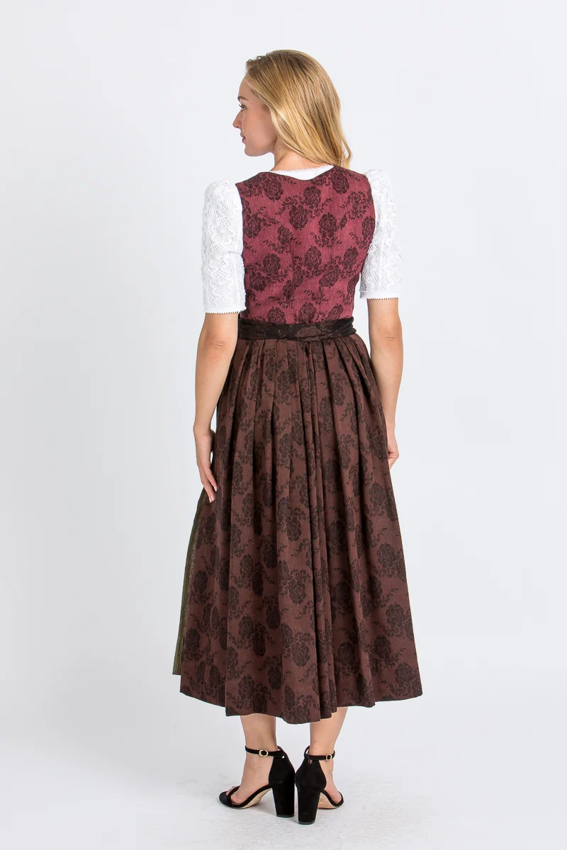 Gottseidank Dirndl Monika rose/grün