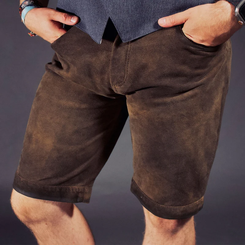 Datschi Trachten Lederhose Ludwig 2 Braun