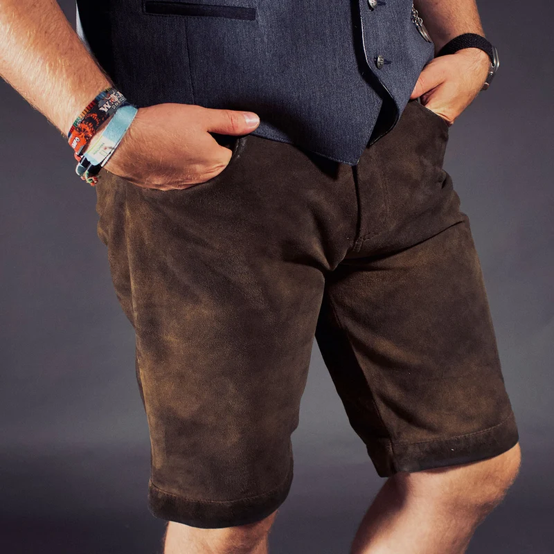 Datschi Trachten Lederhose Ludwig 2 Braun