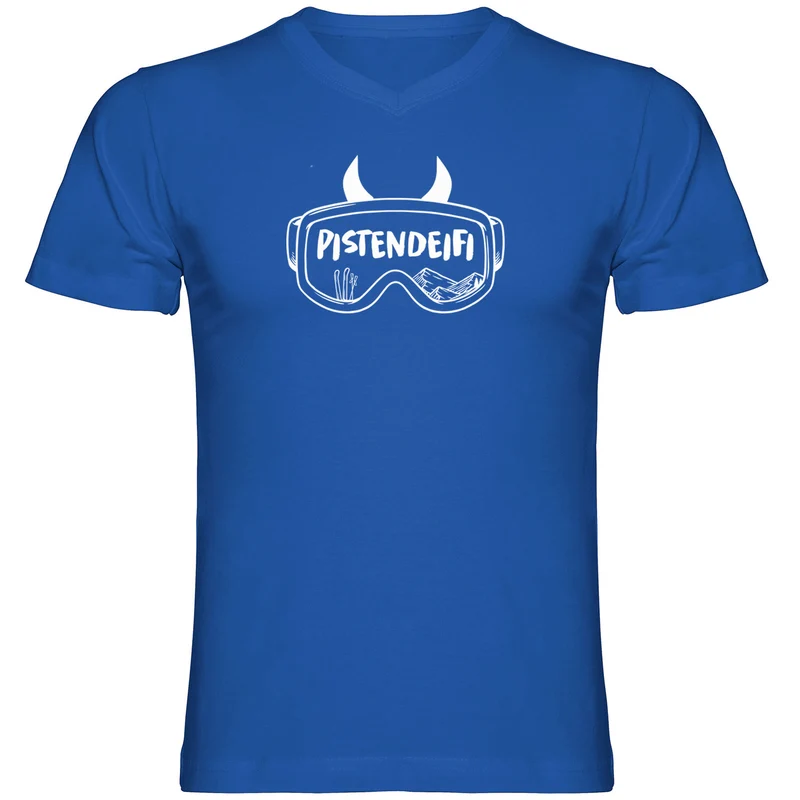 Pistendeifi Tshirt Herren V-Ausschnitt