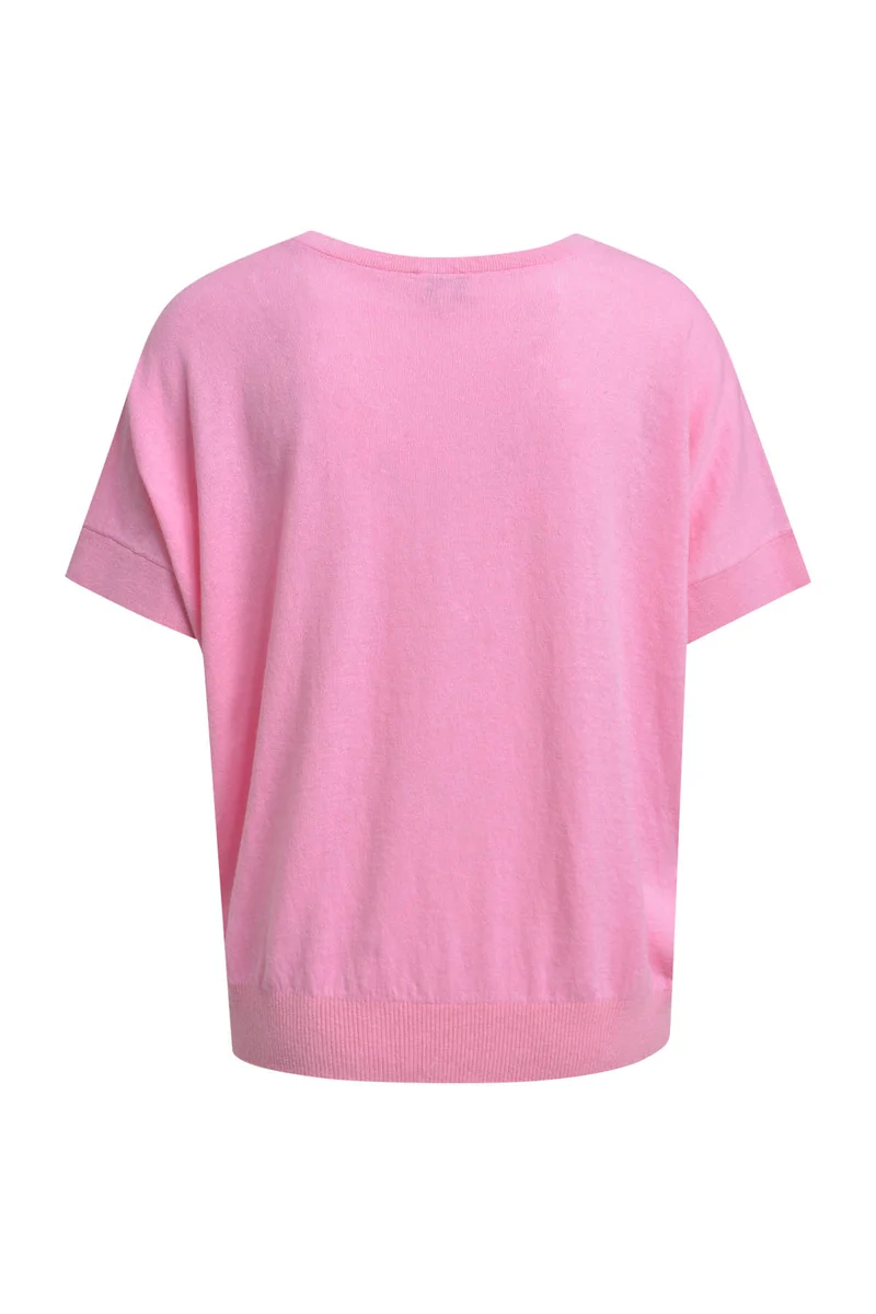 Milano Kurzarmpullover orchid/pink