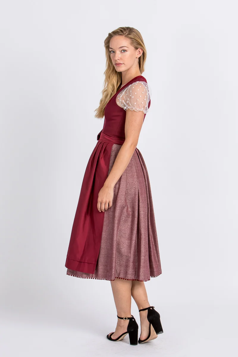 Heimatglück Dirndl Giulia vino