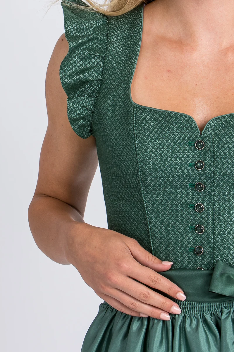 Wenger Dirndl Carolina flaschengrün
