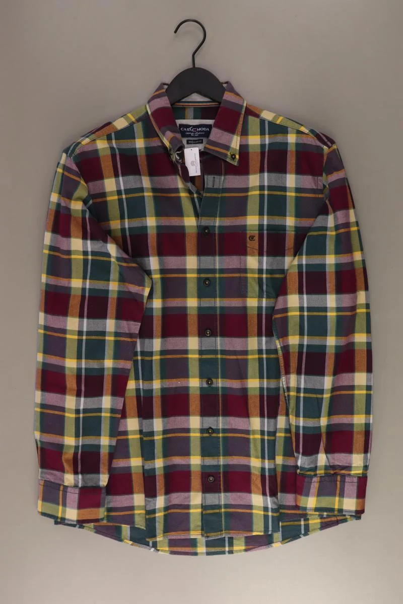 Casa Moda Karohemd für Herren Gr. XL kariert Langarm mehrfarbig