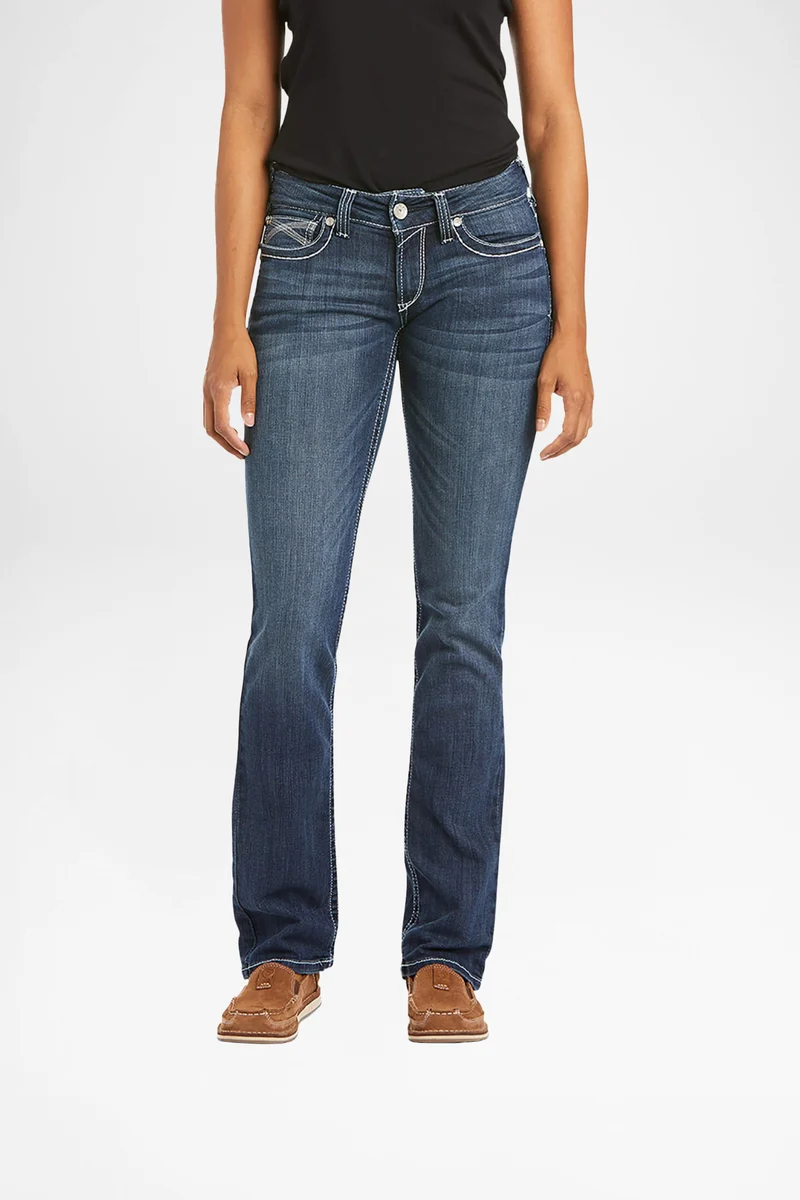 R.E.A.L. IVY Straight Leg Damen Blau