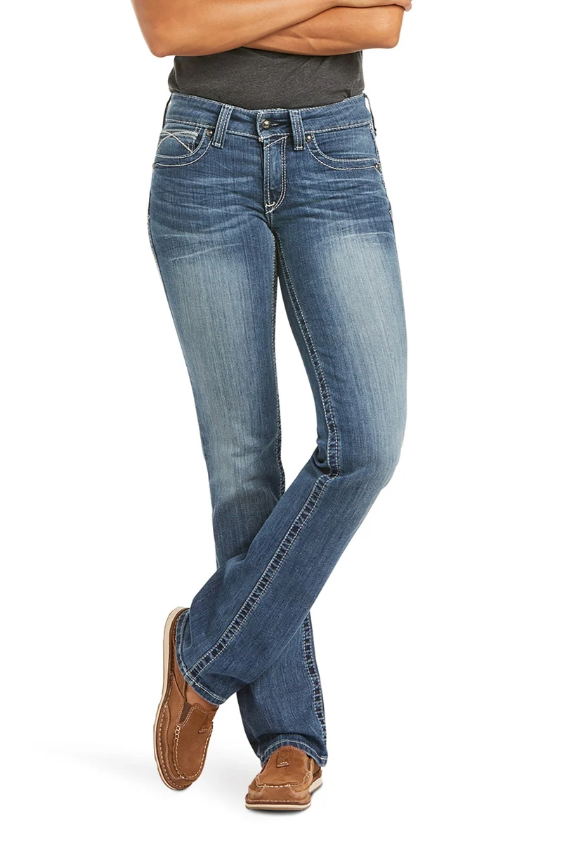 R.E.A.L ICON Mid Rise Damen Blau