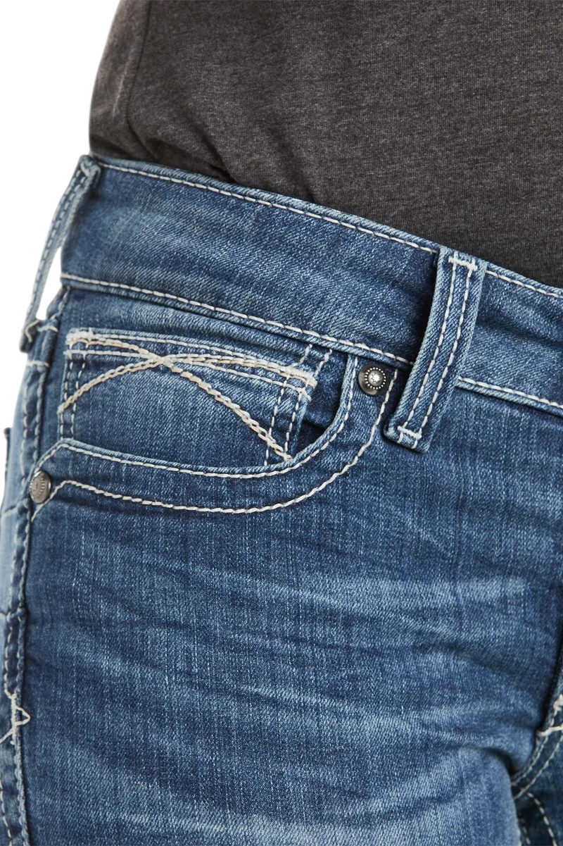 R.E.A.L ICON Mid Rise Damen Blau