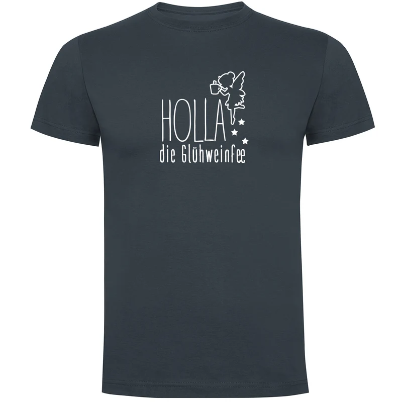 Holla die Glühweinfee Herren T-shirt