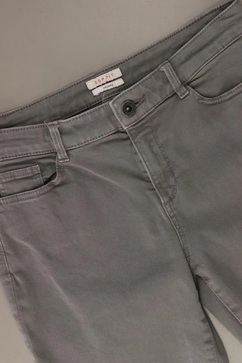 Esprit 7/8 Hose Gr. 34/L22 grau aus Baumwolle