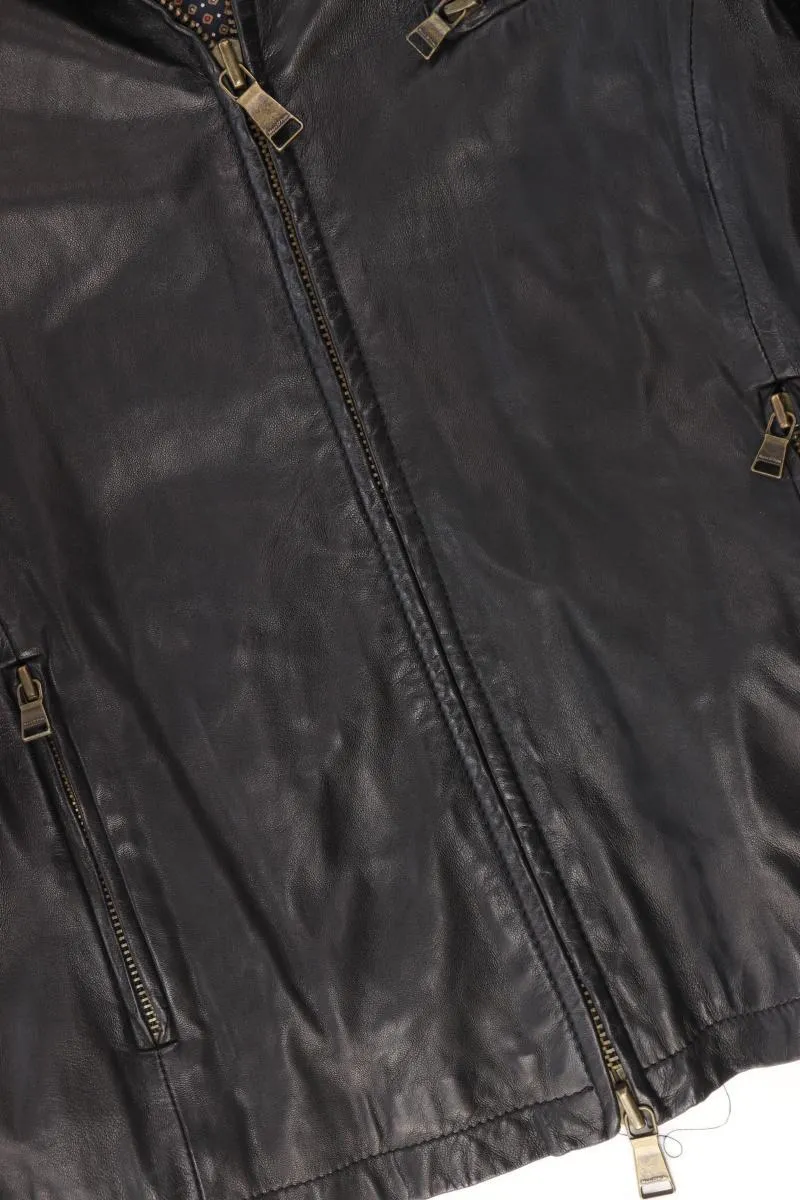 Marc O'Polo Lederjacke Gr. 40 schwarz