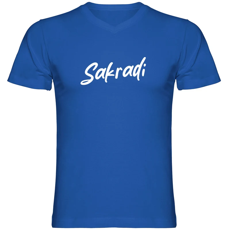 Sakradi Herren Tshirt V-Ausschnitt
