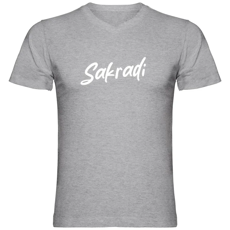 Sakradi Herren Tshirt V-Ausschnitt