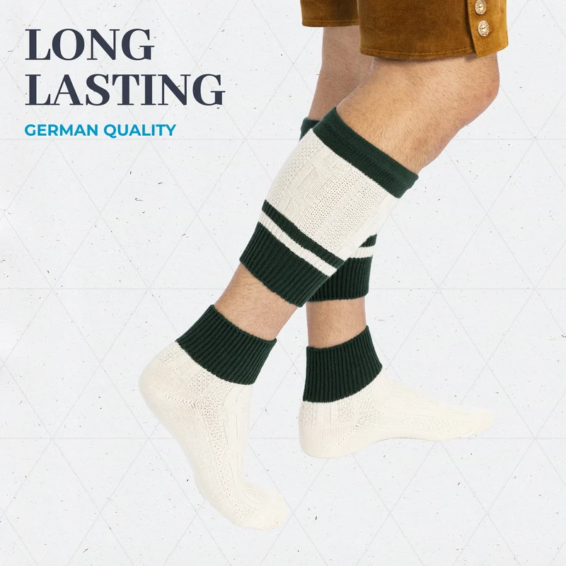 Socks Men Loferl Green White gift