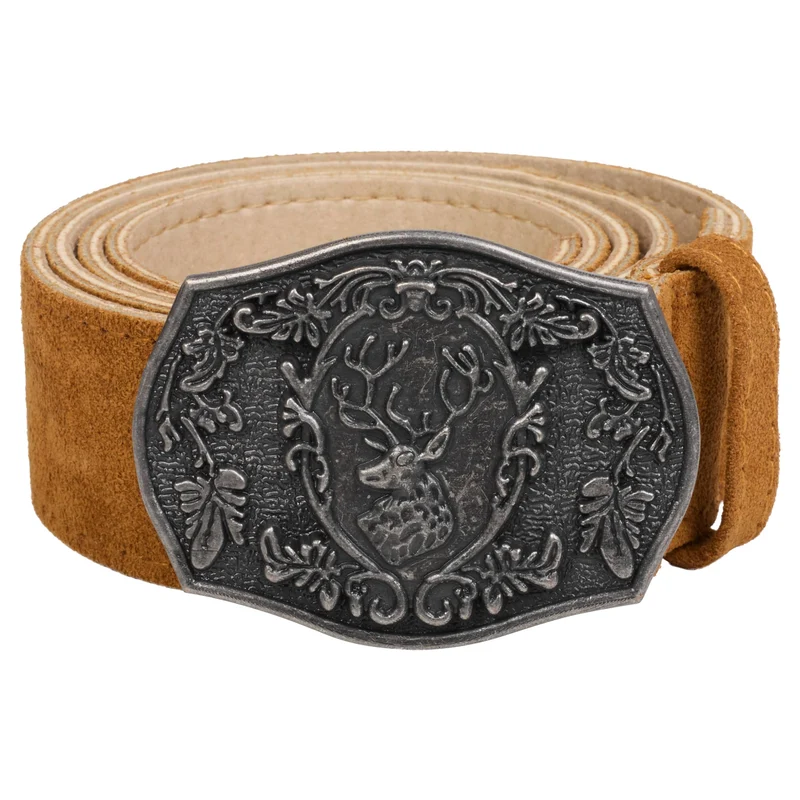 Lederhosen Belt Light Brown