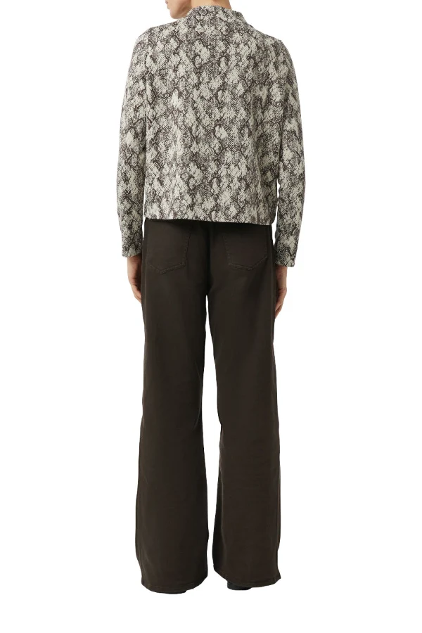 Comma Sweatshirt brown print
