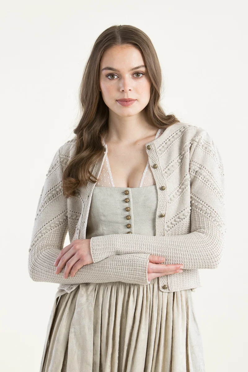 Gottseidank Strickjanker Ophelia champagner