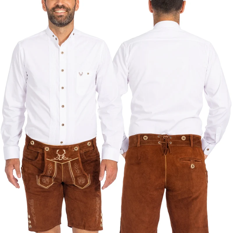 Lederhosen White Trachten Shirt