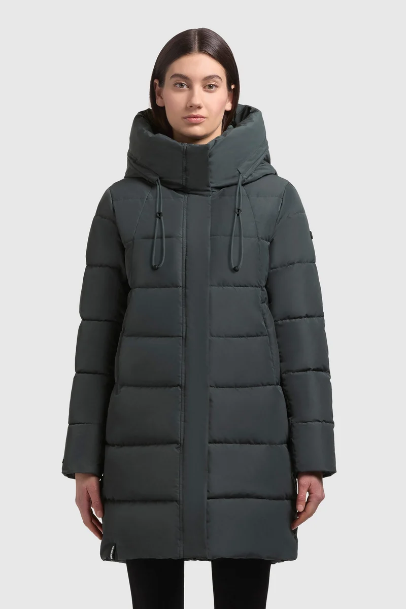 Khujo Steppjacke Heather foam green
