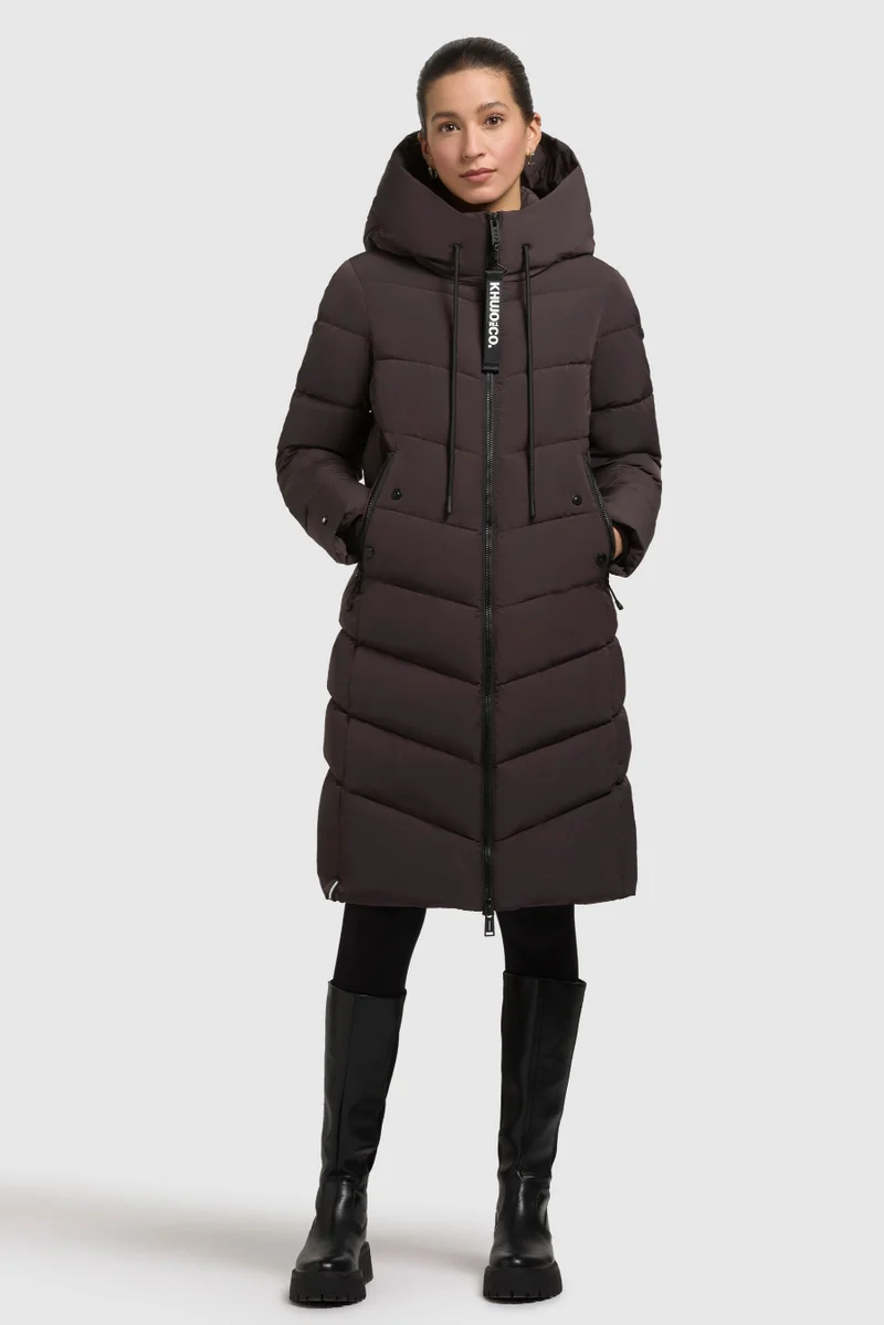 Khujo Steppmantel Mikia3 moody plum