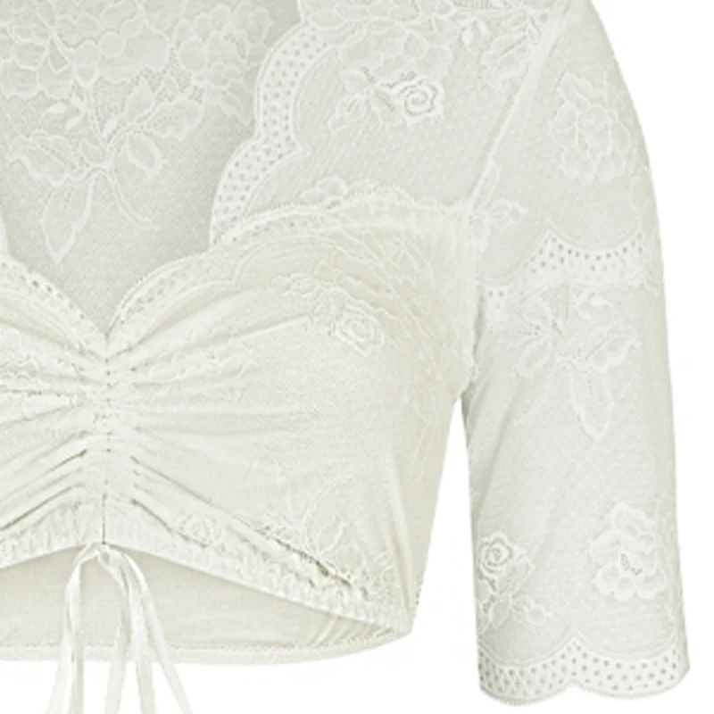 Nina von C. Spitzen Dirndlbluse "Liosa" 16464718 | Champagner