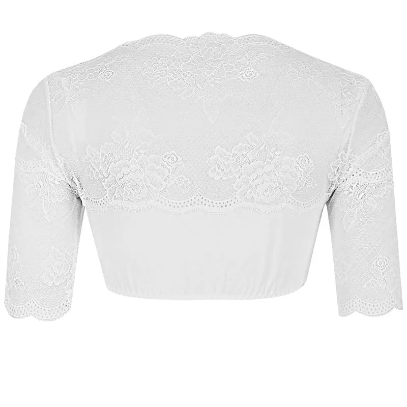 Nina von C. Spitzen Dirndlbluse "Liosa" 16464718 | Weiß