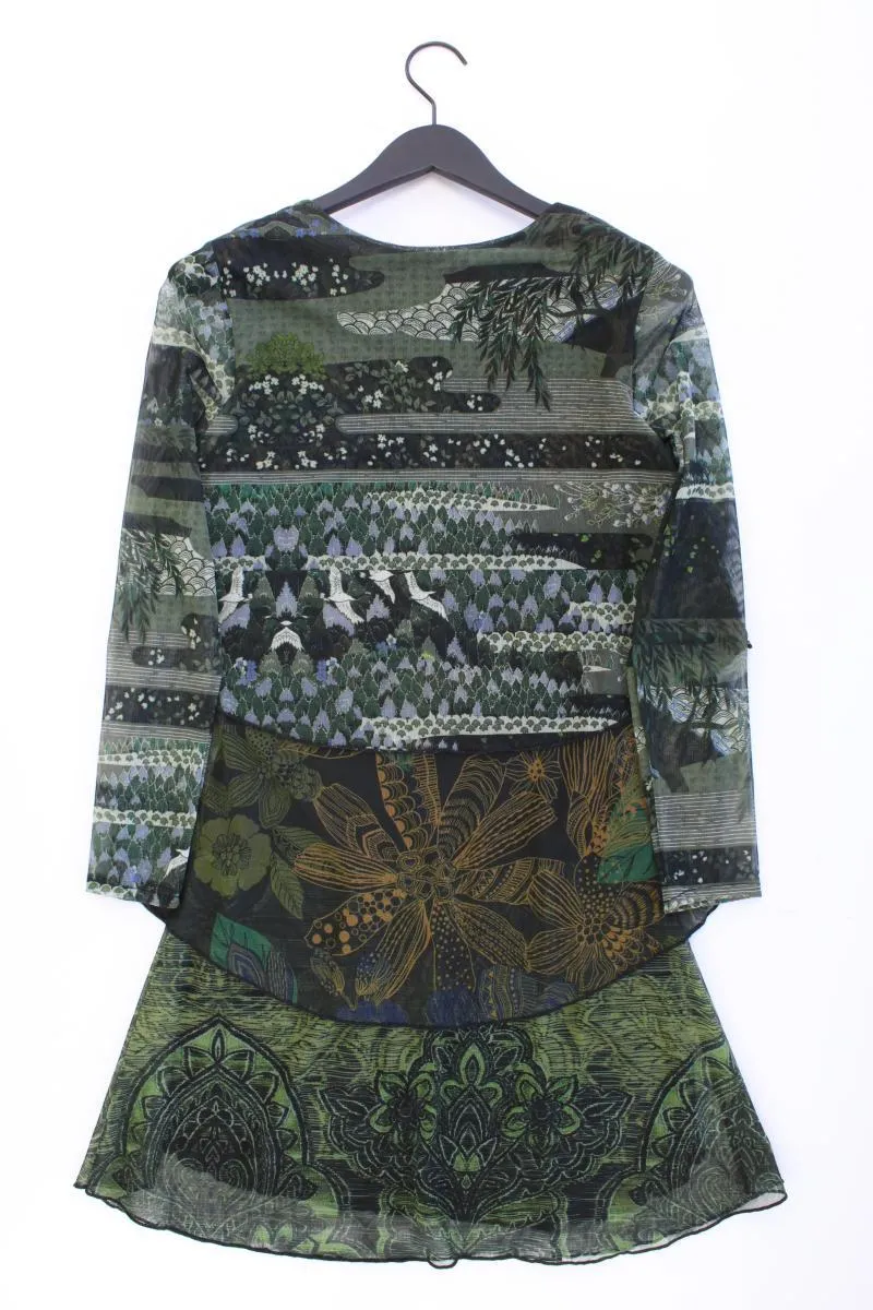 Desigual Langarmkleid Gr. S neuwertig grün aus Polyester