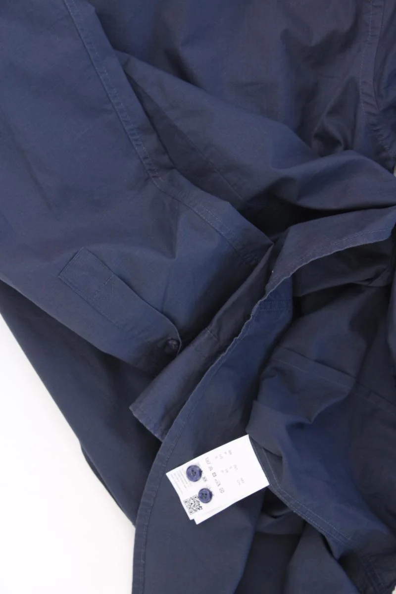 BOSS Orange Langarmhemd für Herren Gr. S blau aus Baumwolle