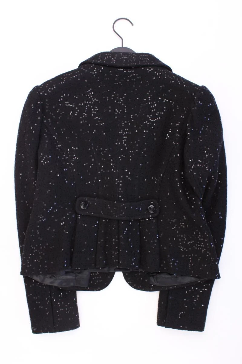Guess Classic Blazer Gr. L mit Pailletten schwarz aus Viskose