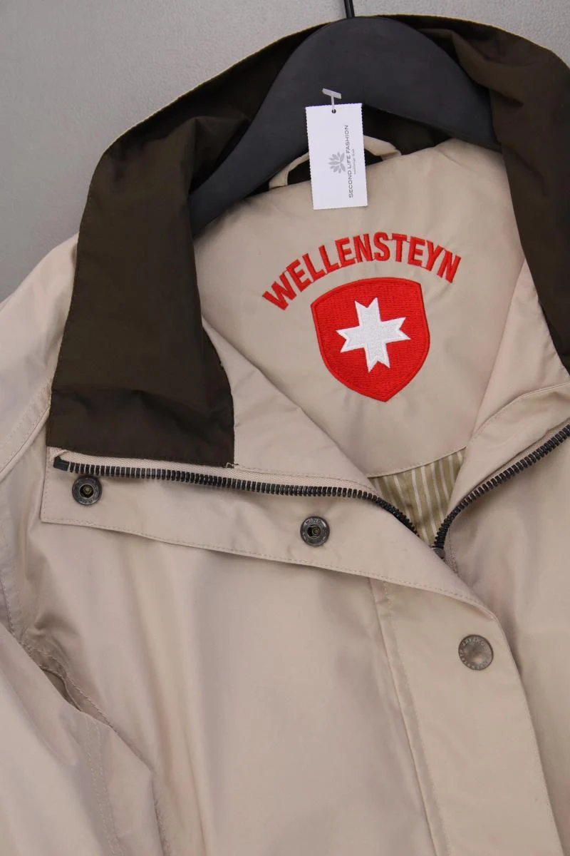 Wellensteyn Jacke Modell Barbados Gr. M mit Gürtel creme aus Polyester