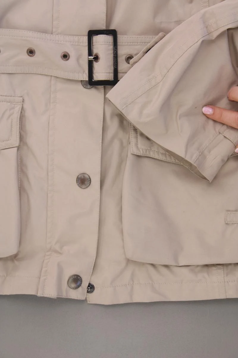 Wellensteyn Jacke Modell Barbados Gr. M mit Gürtel creme aus Polyester